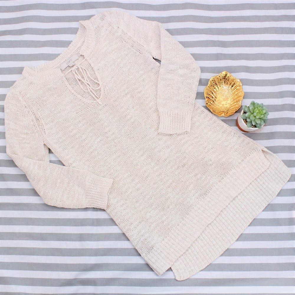 LOFT Loose Knit Layering Top